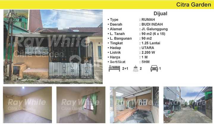 Dijual Rumah Bagus Hot Price SHM Budi Indah  Batu Ceper, Tangerang 0019-CHRWID