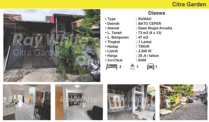 Disewakan Rumah Bagus Arcadia Batu Ceper, Tangerang 0015-ERDWID 1