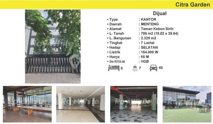 Jual Office Building 7 Lt HGB Furnished Kebon Sirih 0021-Heypau Jual Office Building 7 Lt HGB Furnished Kebon Sirih 0021-Heypau