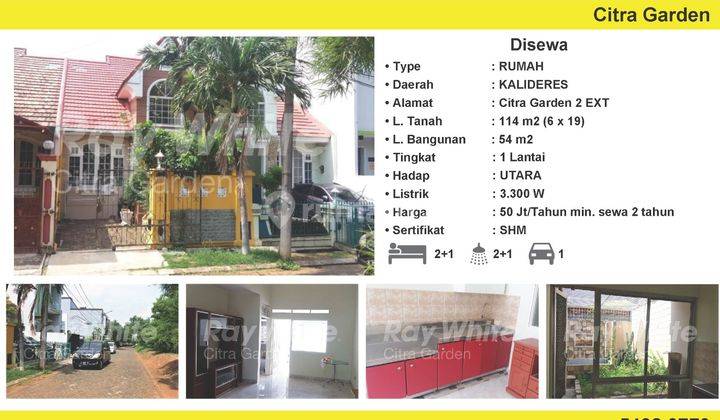 Disewakan Rumah Bagus Citra 2 Ext Kalideres, Jak-Bar 0007-JAH 1