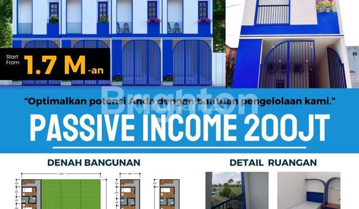 Rumah kost Santorini vibes siap huni 1