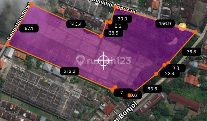 Dijual disewkan Tanah Kosong Premium Di Jalan Utama Imam Bonjol Pemecutan Denpasar Barat 1