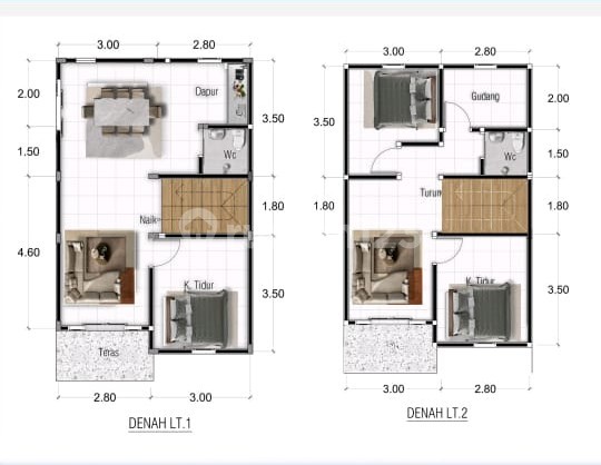 Rumah Modern 2 Lantai, di Jl Bisma, Kampial, Nusa Dua, Badung, Bali 2