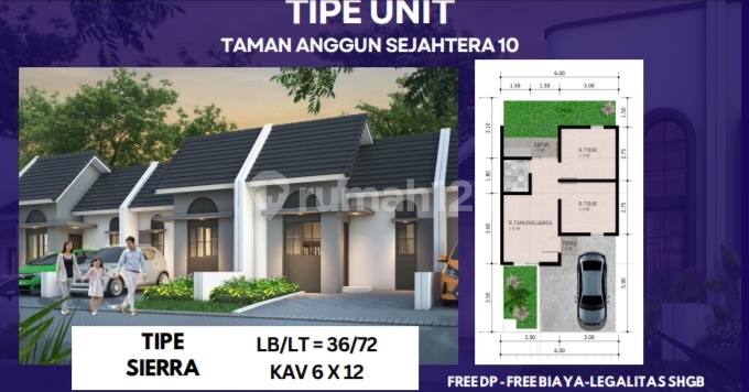 Perumtas 10 Wonoayu, 300 Million, 2 Million Down Payment.