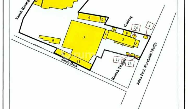 Selling Active Factory in Jombang with Export Permit 190 M