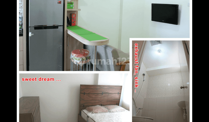 Apartemen Educity 2 Kamar Tidur Furnished Tinggal Bawa Koper! 1