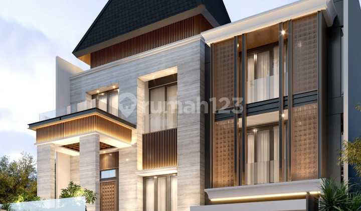 Dijual Rumah Raffles Garden Citraland American Modern 2,5 Lantai