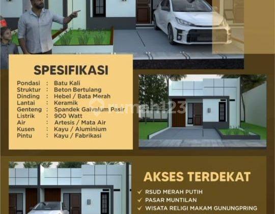 Rumah Murah Cicilan 1 jtan di dekat Jalan Nasional Muntilan Magelang 2