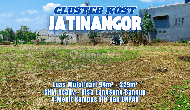 Tanah Kost 100 m² Jatinangor SHM Area Kampus 1