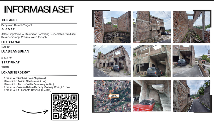 Flood-Free, House, 1 Floor, HGB, Near Shopping Center, in Jomblang 1