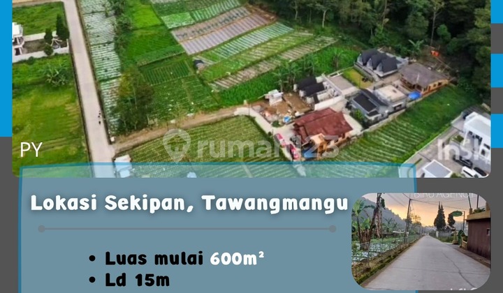 Tanah Lokasi Sekipan Tawangmangu  1