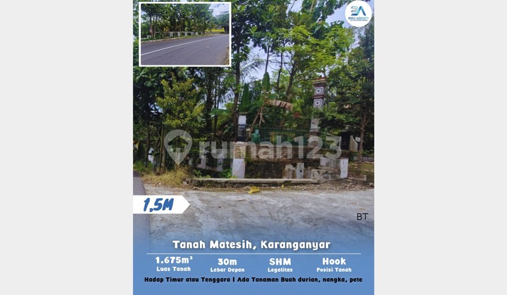 Dijual tanah di matesih Dijual tanah di matesih