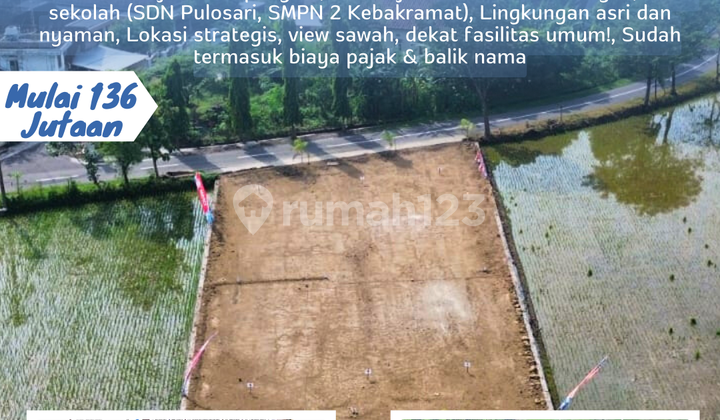 Dijual Tanah Kapling Pulosari Beautiful Land