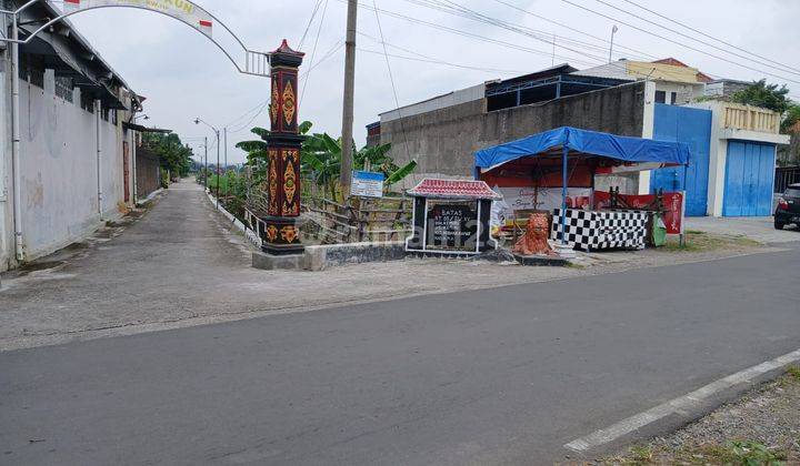 Tanah Pekarangan Dekat Pintu Tol Kebakkramat  2