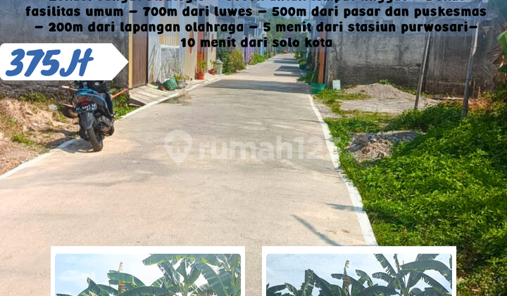 For Sale Land Location West RCTI Intersection Gentan Solo For Sale Land Location West RCTI Intersection Gentan Solo