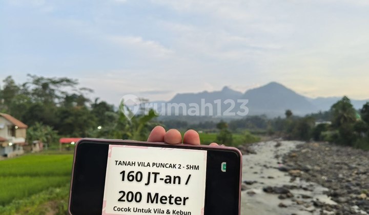 Selling Villa Plot with SHM Certificate in Puncak 2 Bogor, Car Access.