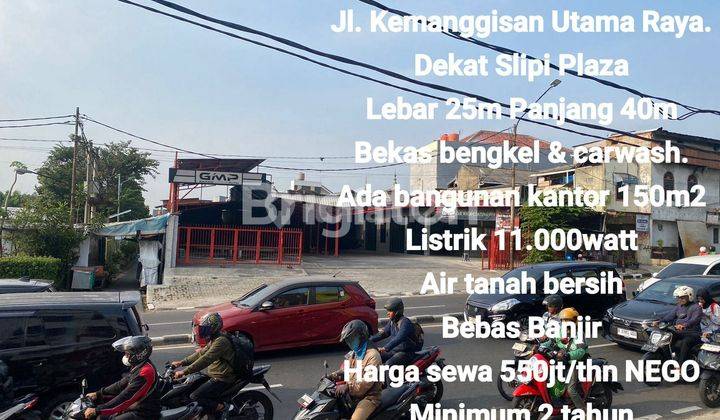 Jl. Kemanggisan Utama Raya.Dekat Slipi PlazaSangat Strategis Komersial Usaha 1