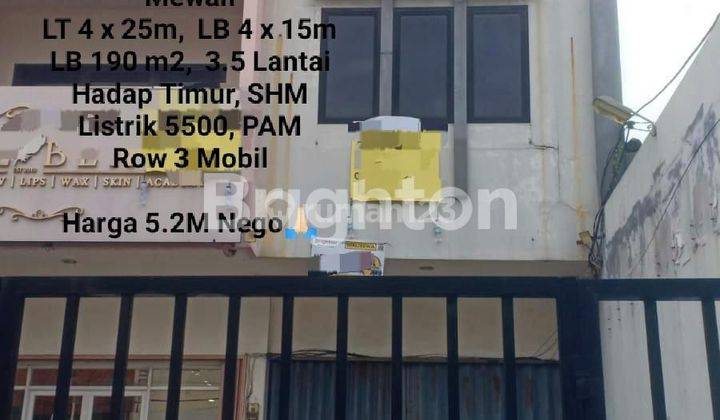 Dekat Pasar KoproTanjung Duren - Jakarta Barat LT 4 x 25m,  LB 4 x 15m 1