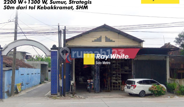 Dijual Gudang dan Ruko Kebakkramat Katanganyar, Dekat Exit Tol