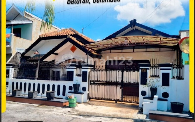 Dijual Rumah Mewah Lebar Depan 14 Meter di Kawasan Elit Fajar Indah