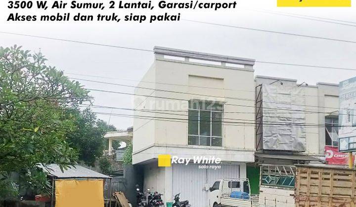 Disewakan Ruko 2 Lantai Bonus Fasum Parkir di Gilingan, Banjarsari 1