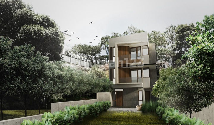 Rumah/villa 1 Lt (struktur Bangunan Untuk 3 Lt) Di Dago Giri Residence