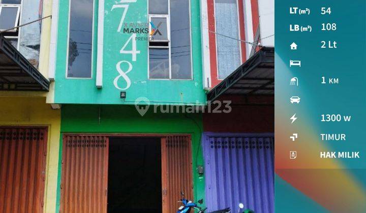 Disewakan Ruko Strategis di Poros Jalan Dr Wahidin Lawang Malang 1