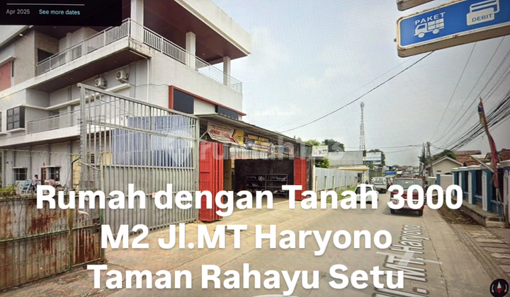 Rumah 3 Lantai Dengan Tanah 3000 M2 Untuk Hunian Dan Usaha