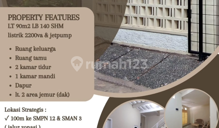 Rumah Siap Huni Luas Tanah 90 Taman Galaxy Bekasi 