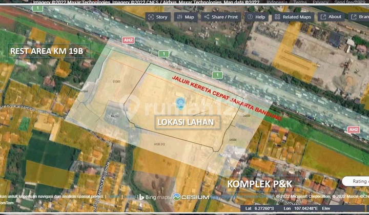 Tanah Luas Dekat Grand Wisata 