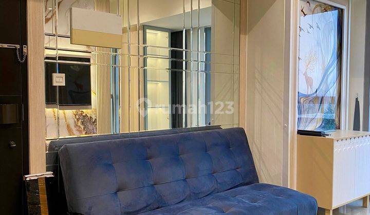 ruang tamu apartemen branz bsd full furnished