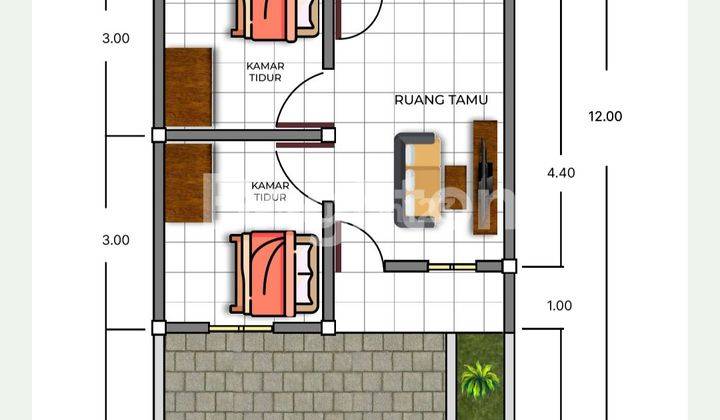 RUMAH CLUSTER TERBESAR DI TABANAN DP MULAI 5% SUDAH ALL IN 2