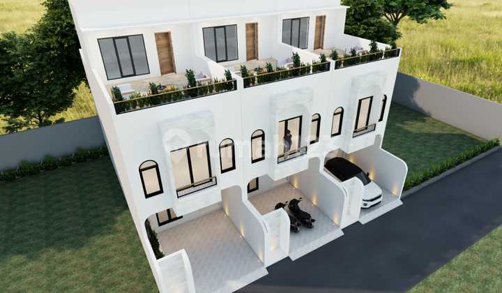 Rumah 3 Lantai + Rooftop di Kawasan Permukiman, Bisnis & Kuliner - Pura Demak, Denpasar Barat