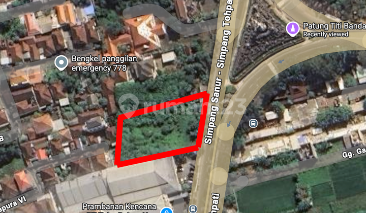 Commercial Land 21 Are For Rent - By Pass Denpasar (408V)