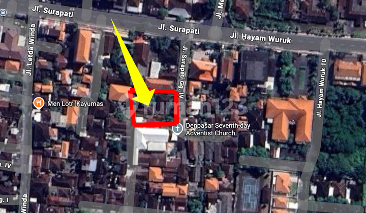 Premium Plot in the Center of Denpasar City - Strategic Location (426V)