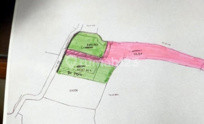 Dijual tanah strategis zona kuning di Teges Kanginan, Ubud (275V) Dijual tanah strategis zona kuning di Teges Kanginan, Ubud (275V)
