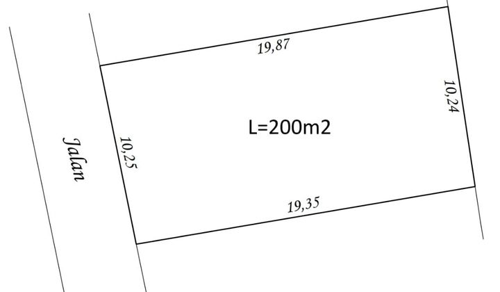 Dijual Tanah 2 Are Di Jalan Sedap Malam Denpasar Timur (43A5)