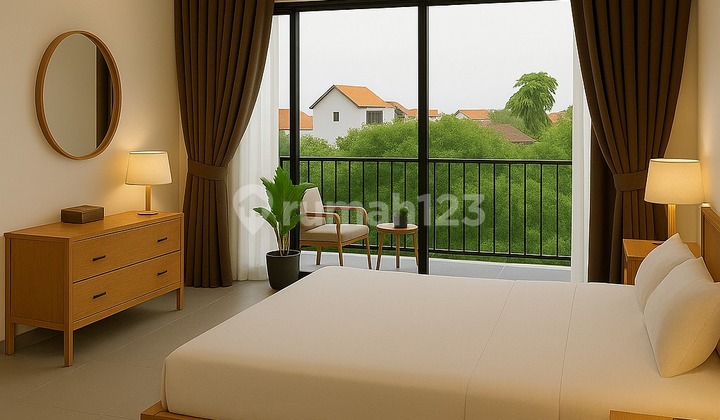 West Sanur, Spacious 2-storey Villa with long, green views