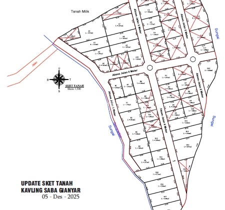 FOR SALE Ready-to-Build Plot in Pering Gianyar (284V) FOR SALE Ready-to-Build Plot in Pering Gianyar (284V)