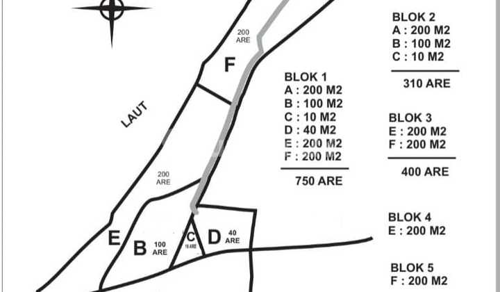Large Scale Freehold Beachfront Land In Nusa Penida (159V) Large Scale Freehold Beachfront Land In Nusa Penida (159V)