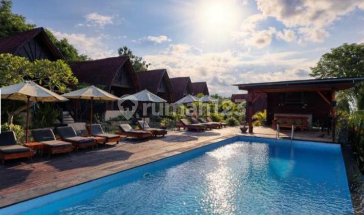 Lease Ocean View Hotel 12 Joglo Style Rooms Nusa Penida (300V)