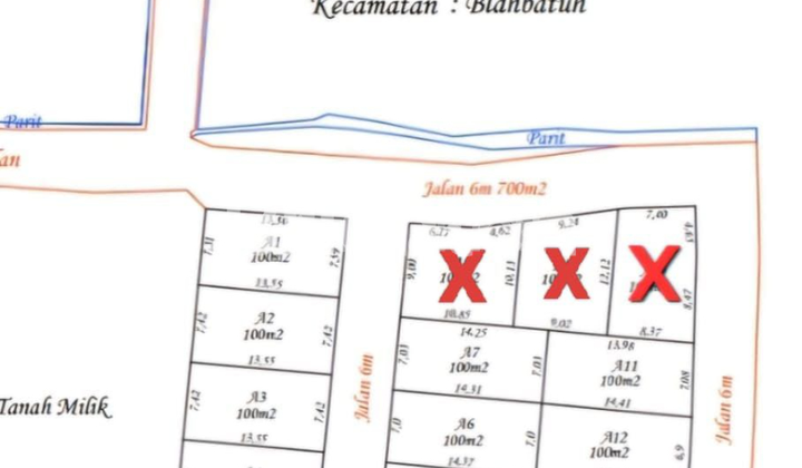 Dijual Tanah Kavling Mulai 1 Are Dekat Pantai Pering Gianyar 