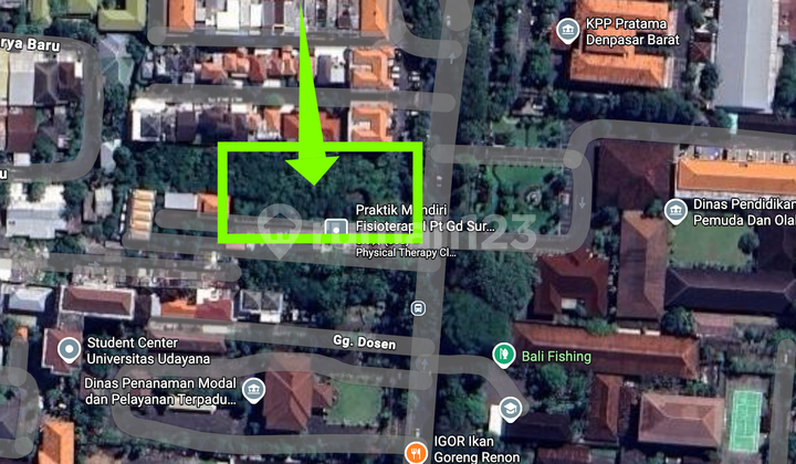 Strategic Commercial Land in Renon - Suitable for Restaurant | Coffee Shop (444V)