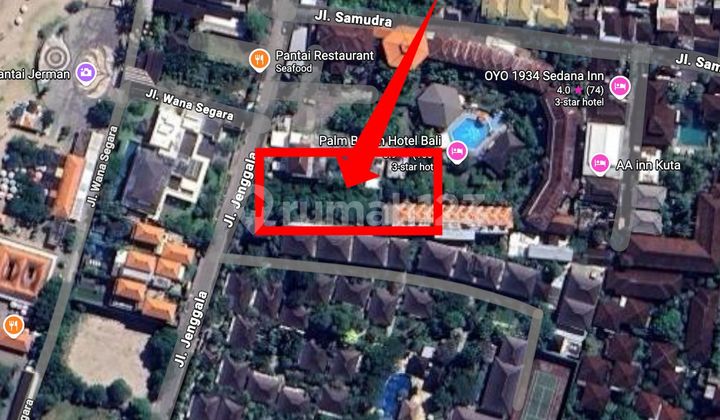 Premium Tourism Land For Sale On Jalan Jenggala Kuta (445V) Premium Tourism Land For Sale On Jalan Jenggala Kuta (445V)