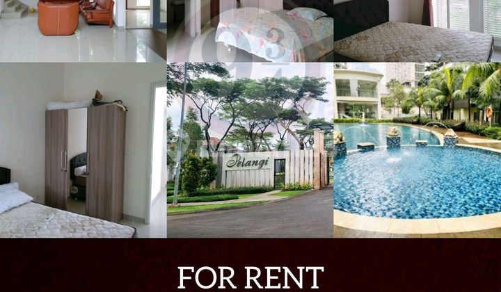 Rumah Cluster Pelangi Alam Sutera Disewakan, Super Strategis, Bagus Rumah Cluster Pelangi Alam Sutera Disewakan, Super Strategis, Bagus