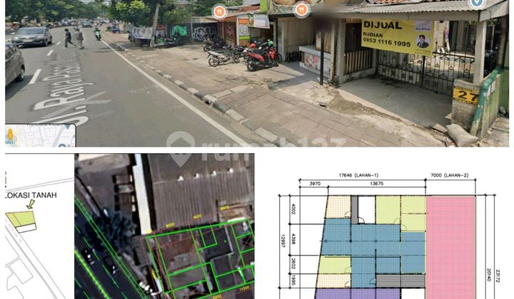 Di.jual Tanah Plus Bangunan Di Bawah Njop. 