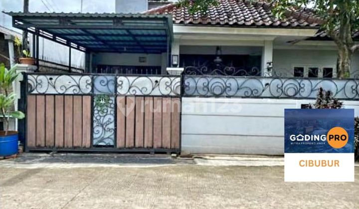 For Sale Unfurnished 1.5 Story House in Harjamukti Cibubur with Private Pool