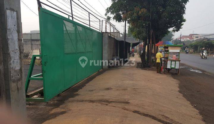 Tanah + Gudang Dipinggiir Jln Utama Narogong 1