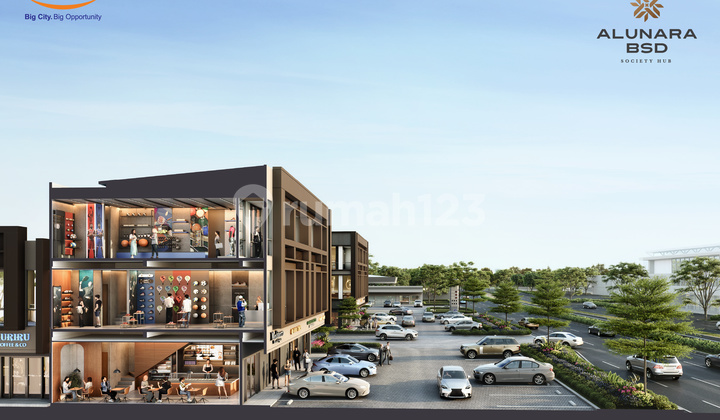 Alunara Society Hub Ruko Bsd Bagus untuk Usaha