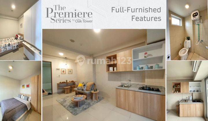 Oak Tower Tower B, Oak Tower 2 Bedroom Sisah 5 Unit Lantai Bagus Nomor Unit Cantik Apartemen 2 Kamar Tidur, Full Furnished Dapat 3 Ac 1